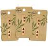 imageDritz 25mm Natural 6 Sustainable Wood Toggle Buttons 25 mm 6 Count25 mm