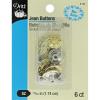 imageDritz 435 NoSew Jean Buttons  Gilt 1116Inch 6Count