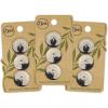imageDritz Round 20mm Black 9 Recycled Hemp Buttons 20 mm 9 CountMulti