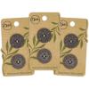 imageDritz Round 23mm 6 Recycled Coconut Buttons 23 mm Dark Brown 6 Count23 mm