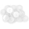 imageDritz White Pearl 17mm 15 pcs Waistband Buttons Count