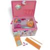 imageDritz Large Kit Pink ampamp Orange Filled Sewing Basket
