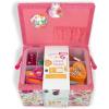 imageDritz Large Kit Pink ampamp Orange Filled Sewing Basket