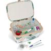 imageDritz Large Oval Sewing Basket Green Patchwork
