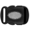 imageDritz Parachute Buckle with Reflective Center for 112quot Strap 1 Set Black