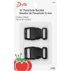 imageDritz 510 Contoured Parachute Buckle for 58Inch Strap Black 2Count