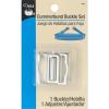 imageDritz 741 Cummerbund Buckles Set for 118Inch Straps Nickle 2Count