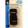 imageDritz Dual Adjustable Parachute Buckle for 1Inch Strap 1 Set Black