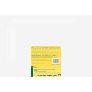 imageDritz 3117 Plastic NoMelt Mylar Template Semiopaque 12 Inches12 Inches