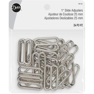 imageDritz 474 Slide Adjusters for 1Inch Strap Nickel 2Count24Pack