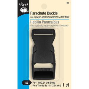 imageDritz Contoured Parachute Buckle for 1Inch Strap 1 Set Black