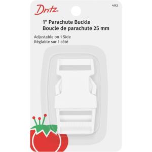 imageDritz Parachute Buckle for 1Inch Strap 1 Set White