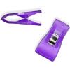 imageDritz Craft MultiUse Clear Purple Fabric Clips 12 Count