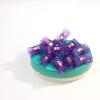 imageDritz Craft MultiUse Clear Purple Fabric Clips 12 Count