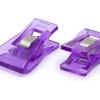 imageDritz Craft MultiUse Clear Purple Fabric Clips 12 Count