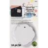 imageDritz 15584 Scalloped Apparel Tags White 24Count