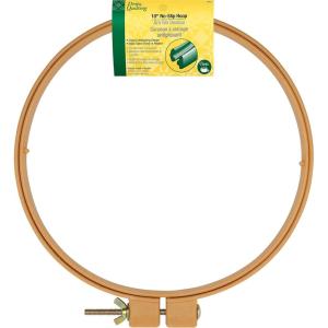 imageDritz 3202 Plastic NoSlip Quilting Hoop 12Inch Natural10Inch