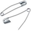 imageDritz 7216 Safety Pins Curved Size 2 Nickel 40CountSize 2