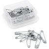imageDritz 7216 Safety Pins Curved Size 2 Nickel 40CountSize 2