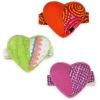 imageDritz Quilting Heart Wrist Pin Cushion with Adjustable Strap 1 Count Assorted Colors Green Pink or Purple2 inches
