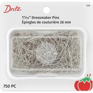 imageDritz 20 Dressmaker Pins Brass 114Inch 200Count1116Inch