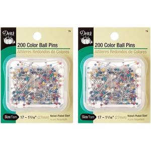 imageDritz 36 Color Ball Pins 1116Inch 100Count1116Inch Pack of 2