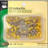 imageDritz 131 Quilting Pins Yellow 134Inch 175Count