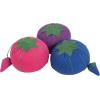 imageDritz 234quot Tomato Strawberry Emery Assorted Colors Pink Purple ampamp Blue 1 Count Pin Cushion Size 2 34Inch