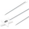 imageDritz 3069 Decorative Flat Head Pins 2Inch 50CountFlat Head Numbered and Directional Pins