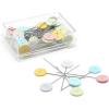 imageDritz 67 Flat Head Pins Button 134Inch 50Count134Inch