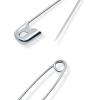 imageDritz 723 Safety Pins Size 3 5Count NickelAssorted Sizes