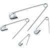 imageDritz 723 Safety Pins Size 3 5Count NickelAssorted Sizes