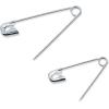 imageDritz 723 Safety Pins Size 3 5Count NickelSize 1  2