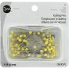 imageDritz 131 Quilting Pins Yellow 134Inch 175Count