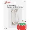 imageDritz 723 Safety Pins Size 3 5Count NickelSize 3