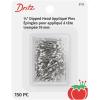 imageDritz Quilting Dritz 3113 Dipped Head Applique Pins 34Inch 150CountWhiteDipped Head Applique Pins