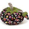 imageDritz Tomato 4quot Black Button Print Pin Cushion