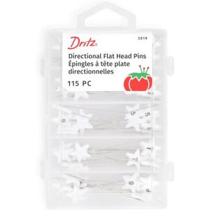 imageDritz 3069 Decorative Flat Head Pins 2Inch 50CountFlat Head Numbered and Directional Pins