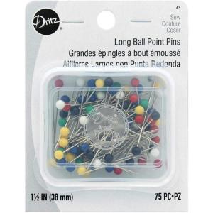 imageDritz 39 Ball Point Pins 1116Inch 175Count112Inch
