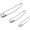 imageDritz 3328 Curved Safety Pins Assorted Sizes with Storage Box 90Count