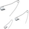 imageDritz 3328 Curved Safety Pins Assorted Sizes with Storage Box 90Count