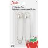 imageDritz 71 Blanket Pins 2Count Nickel 3Inch