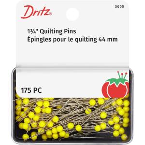 imageDritz 3005 Quilting Pins 134Inch Yellow 175Count175Count