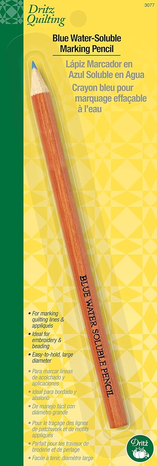 imageDritz 3077 Water Soluble Marking Pencil Light BlueWhite