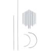imageDritz 3413 Needle Collection for Quilters ampamp Crafters Assorted Sizes ampamp Styles 24Count