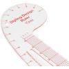 imageDritz Styling Design Ruler Rulers ampamp Accessories Clear 1Pack