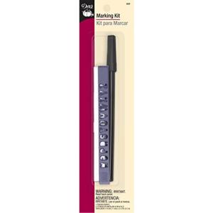 imageDritz 820 Marking Kit with IronOn Tape Pen ampamp Letter Stencils