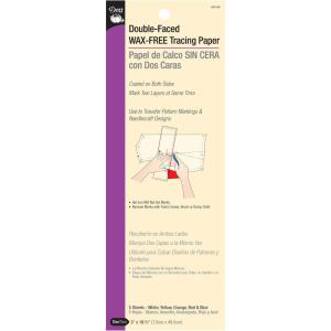 imageDritz DoubleFaced ampamp Wax Free 5 Sheets Multicolor Tracing Paper 3 x 1912Inch 5 CountDoubleFaced  WaxFree