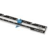 imageDritz 6quot Sliding Marker Sewing Gauge Nickel with Black Printing and Blue SliderSewing
