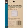 imageDritz Dust Sewing 15quot x 834quot x 6quot Frosted Vinyl Machine Cover ClearFor Sergers